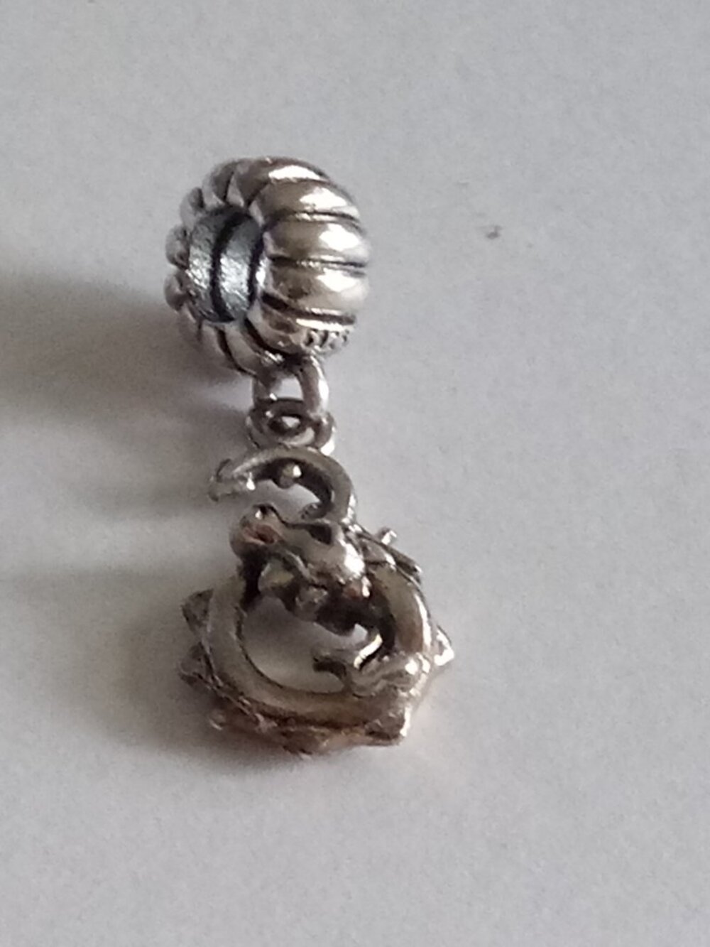 Pandora RETIRED Silver 925 Chinese Zodiac Dragon in Pandora Box 790991